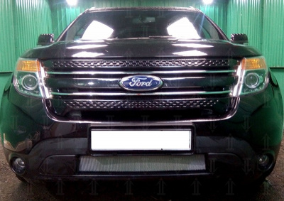 Ford Explorer (12–15) Защита радиатора, хром