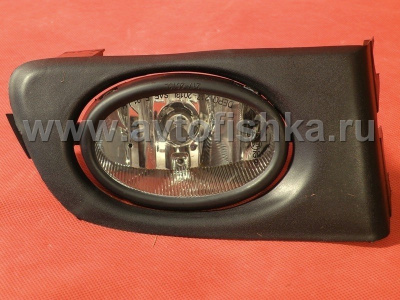 Honda Civic, Civic Ferio (01-04) седан, фары передние противотуманные прозрачные хромированные, комплект 2 шт.